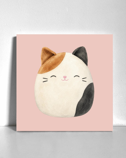 Cat Squish Plushie Bedazzle Canvas Kit