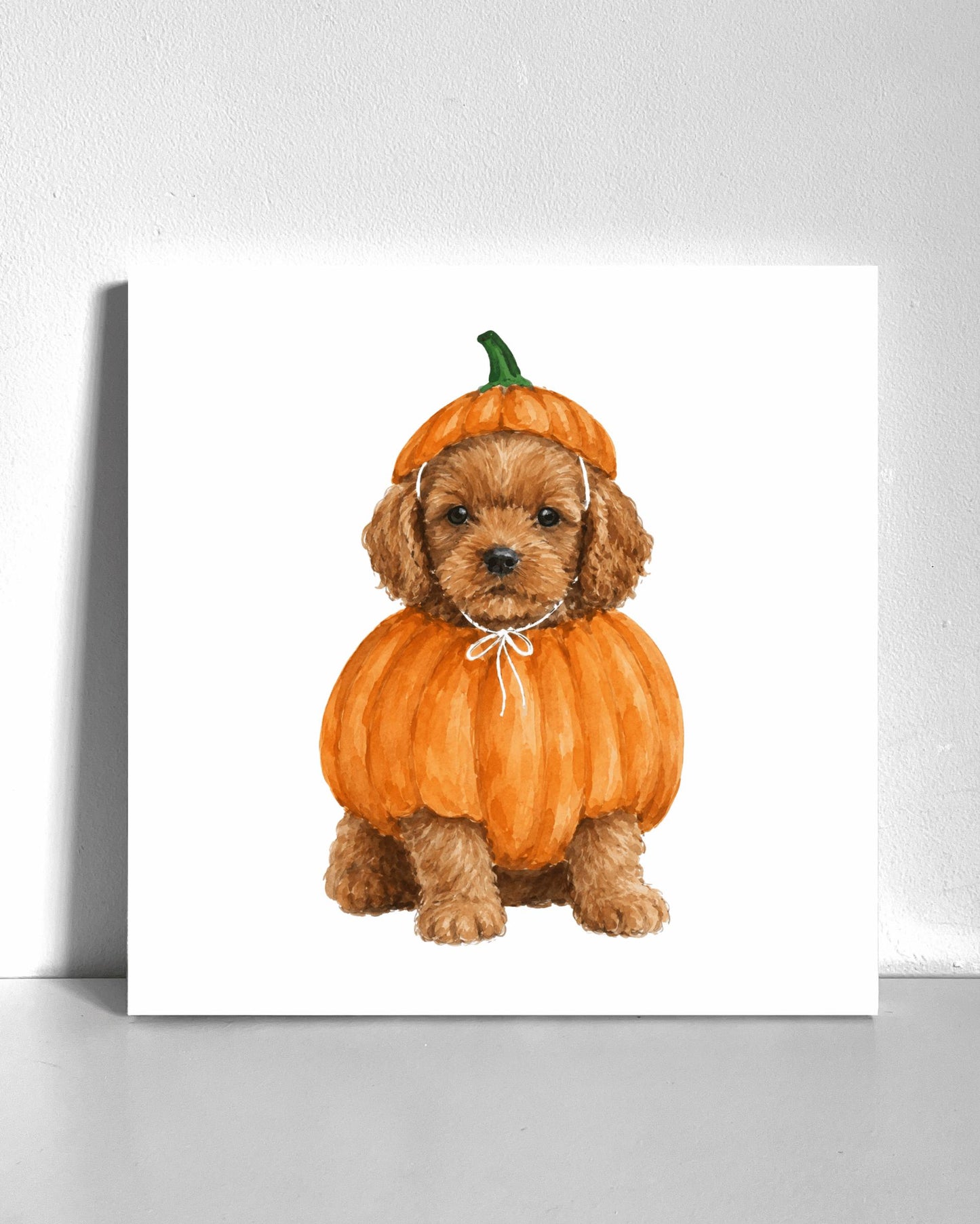 Pumpkin Puppy Bedazzle Canvas Kit