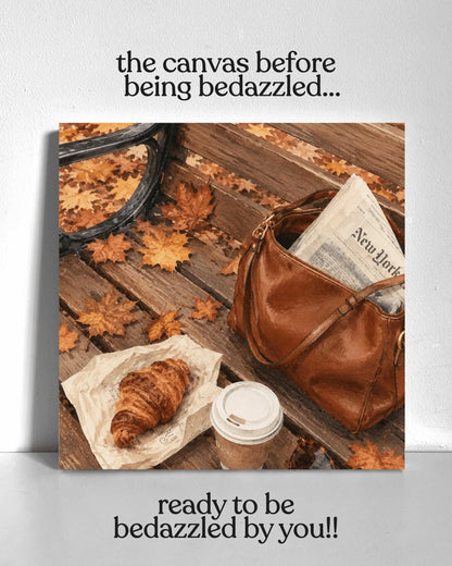 Autumn in the Park Bedazzle Canvas Kit