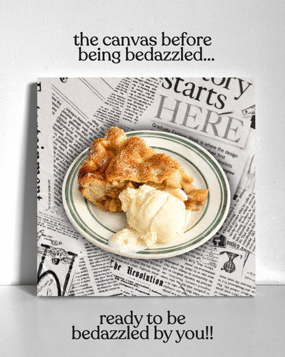 Apple Pie Bedazzle Canvas Kit