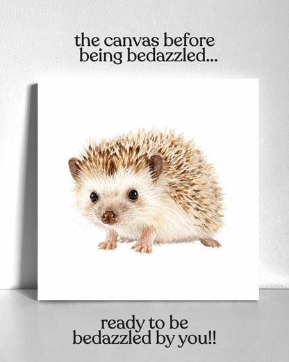 Hedgehog Bedazzle Canvas Kit