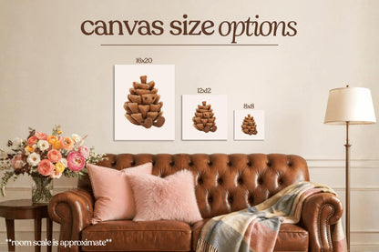 Pinecone Plushie Bedazzle Canvas Kit