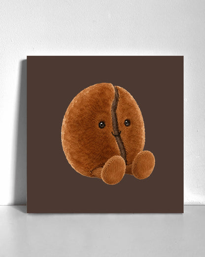 Coffee Plushie Bedazzle Canvas Kit