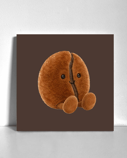 Coffee Plushie Bedazzle Canvas Kit