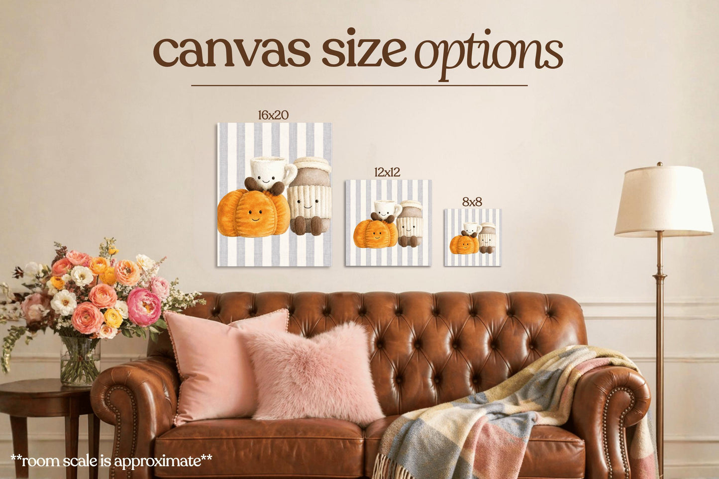 Autumn Plushies Bedazzle Canvas Kit