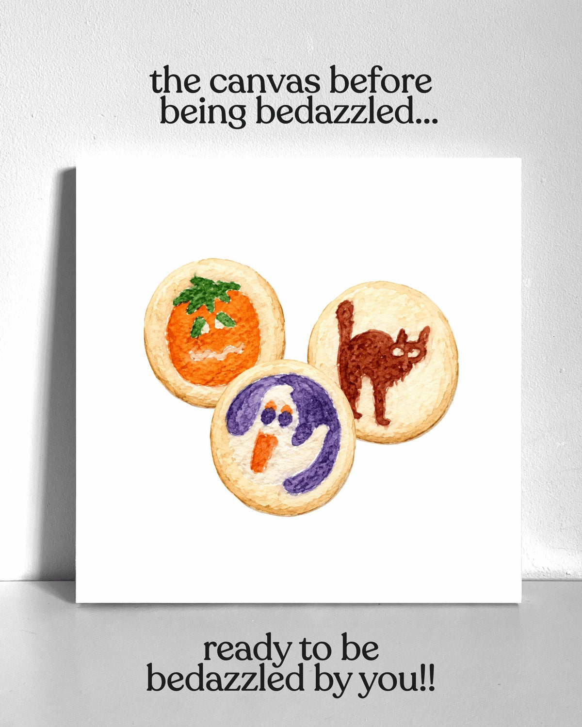 Autumn Cookies Bedazzle Canvas Kit