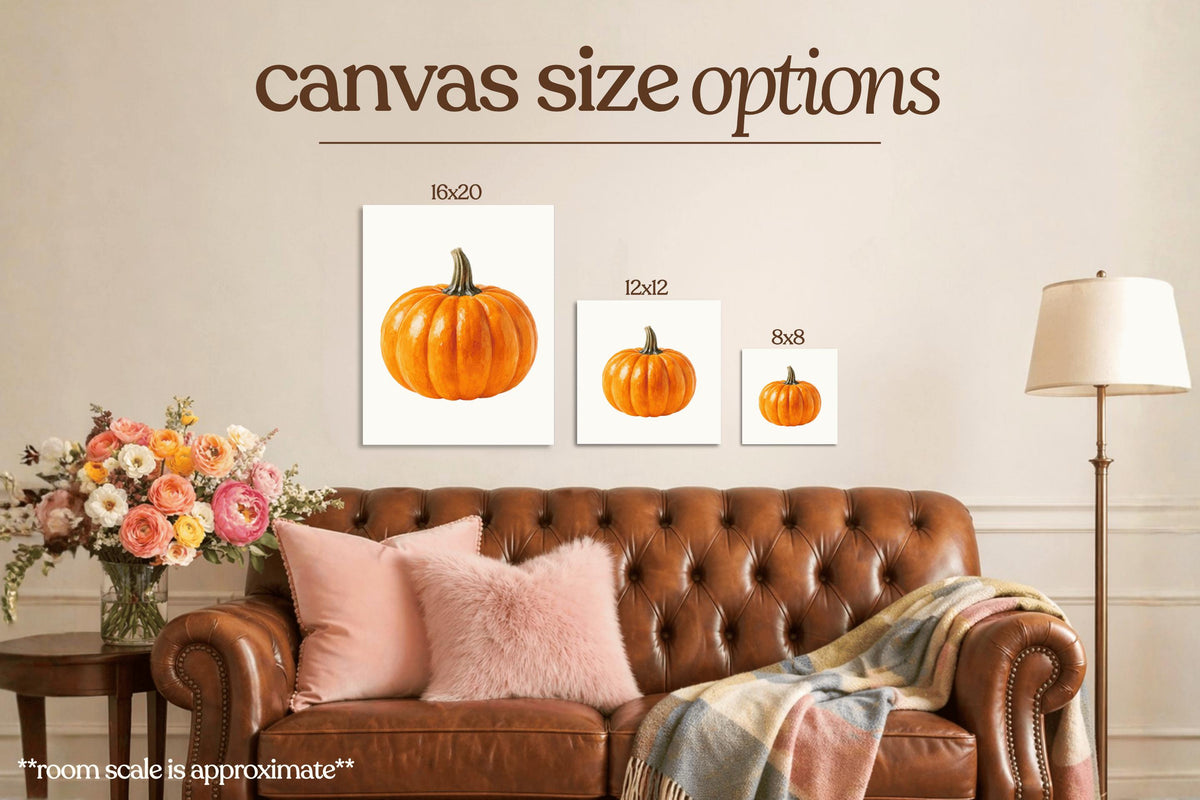 Classic Pumpkin Bedazzle Canvas Kit