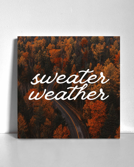 Sweater Weather Bedazzle Canvas Kit