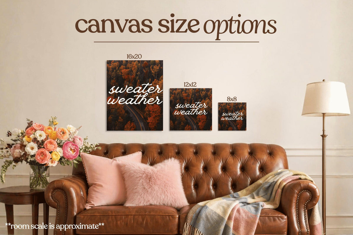 Sweater Weather Bedazzle Canvas Kit