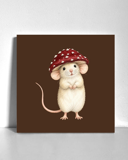 Mushroom Mouse Bedazzle Canvas Kit