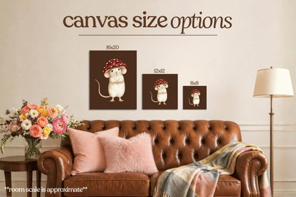 Mushroom Mouse Bedazzle Canvas Kit