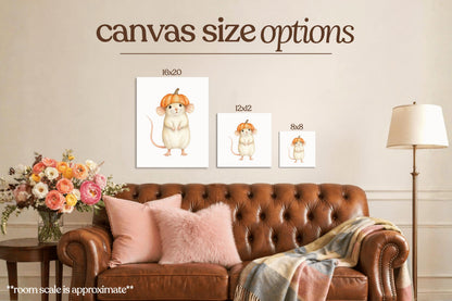 Pumpkin Mouse Bedazzle Canvas Kit