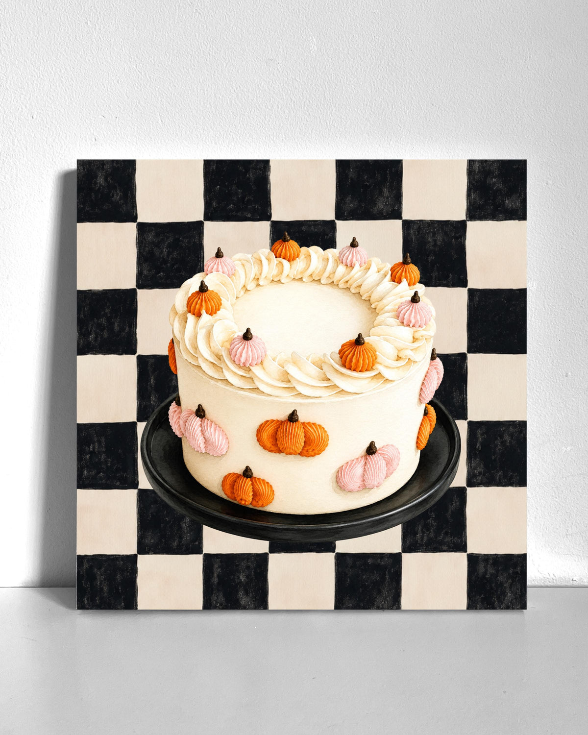 Autumn Cake Bedazzle Canvas Kit