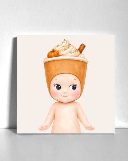 Pumpkin Spice Latte Sonny Bedazzle Canvas Kit