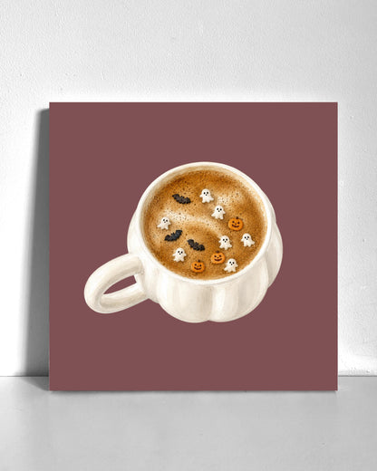 Autumn Drink Bedazzle Canvas Kit