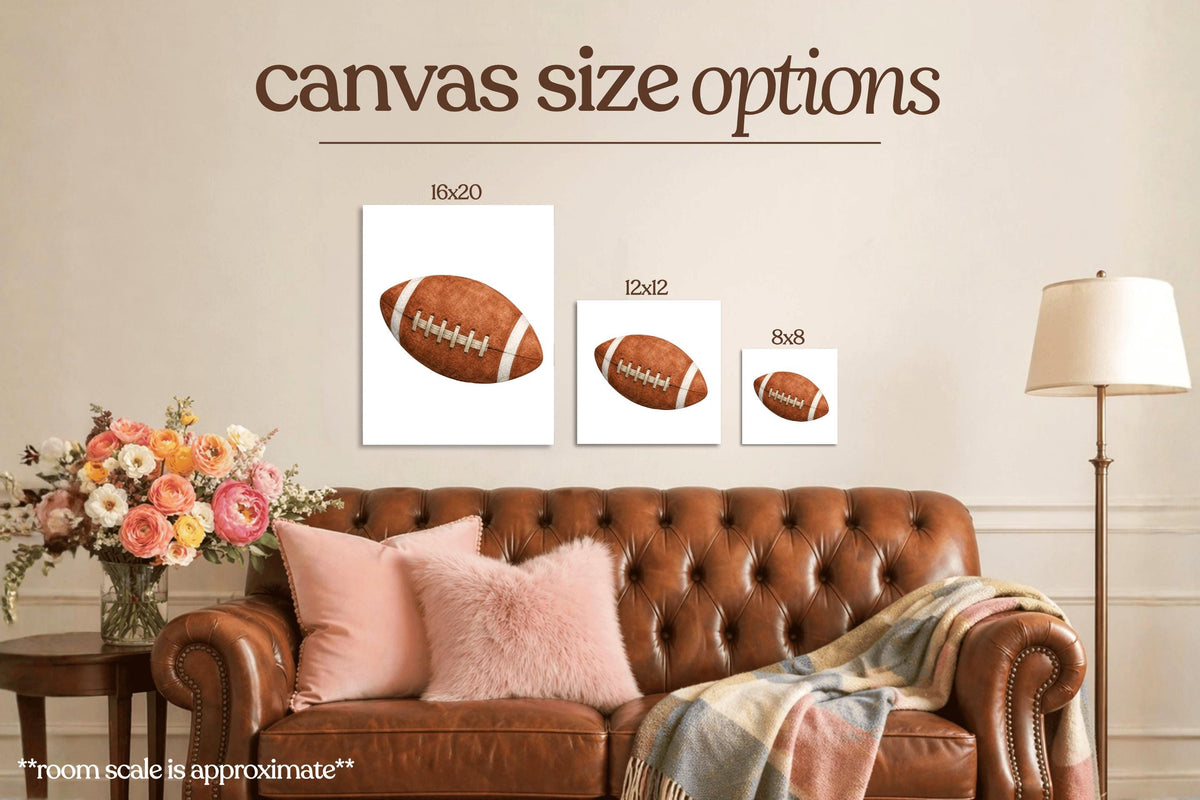 Football Bedazzle Canvas Kit