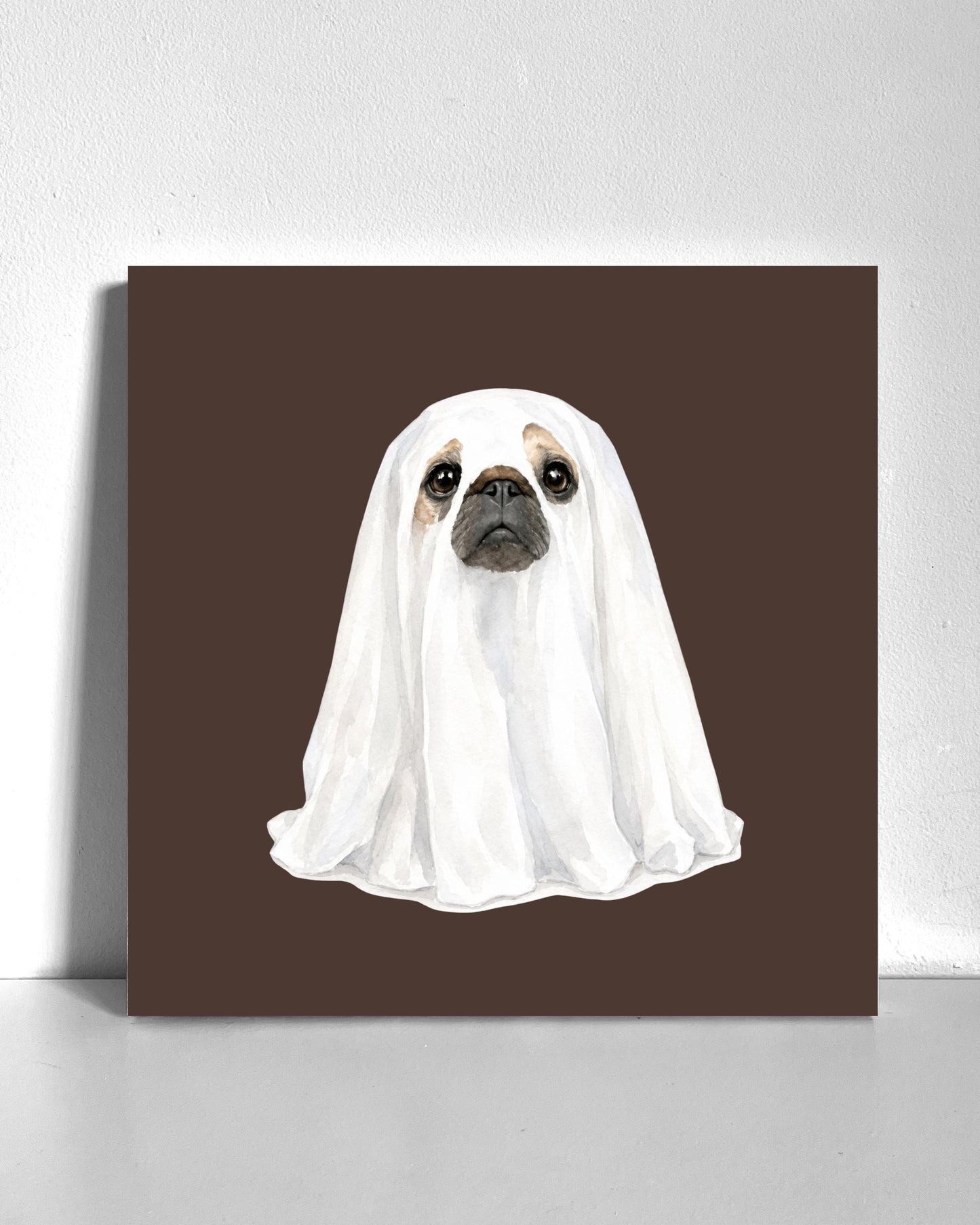 Spooky Pug Bedazzle Canvas Kit