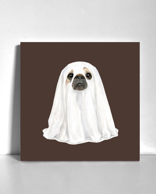 Spooky Pug Bedazzle Canvas Kit