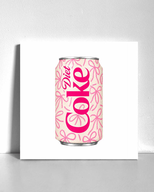 Bow Diet Cola Bedazzle Canvas Kit