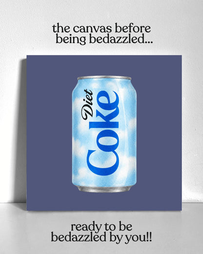Cloud Diet Cola Bedazzle Canvas Kit