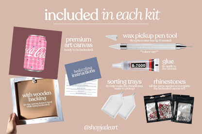 Star Soda Bedazzle Canvas Kit