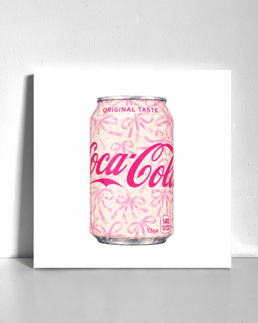 Bow Soda Bedazzle Canvas Kit