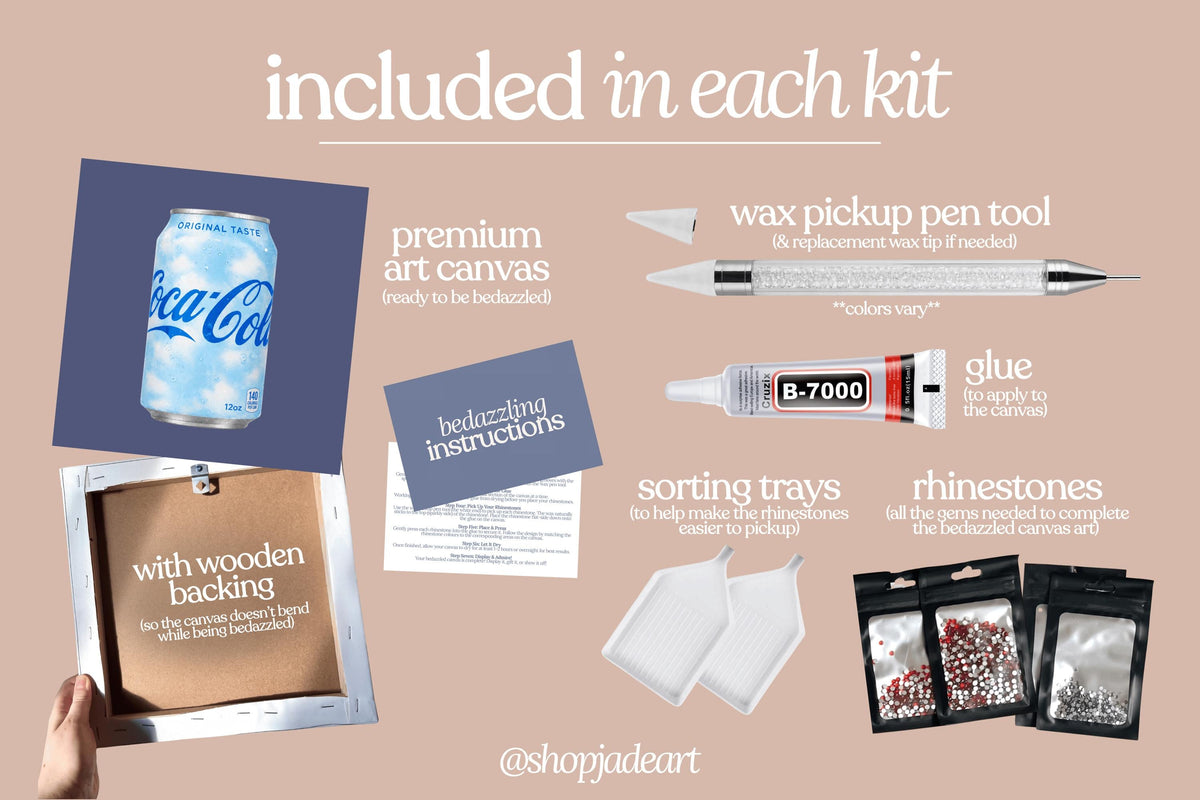 Cloud Soda Bedazzle Canvas Kit