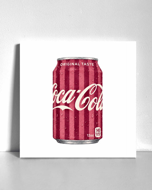 Vintage Striped Soda Bedazzle Canvas Kit