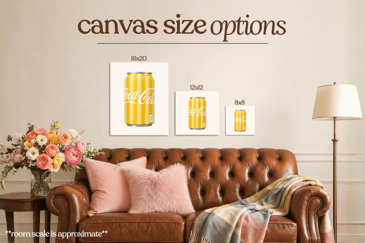 Yellow Soda Bedazzle Canvas Kit