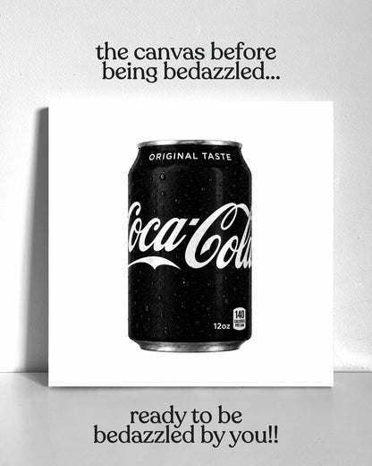 Black Soda Bedazzle Canvas Kit