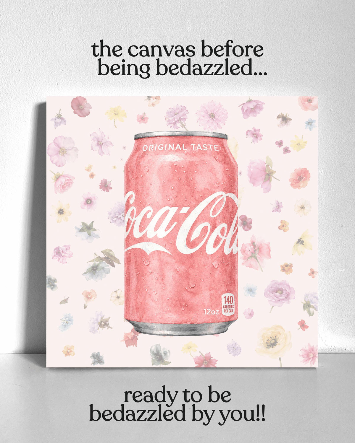 Pink Soda Bedazzle Canvas Kit