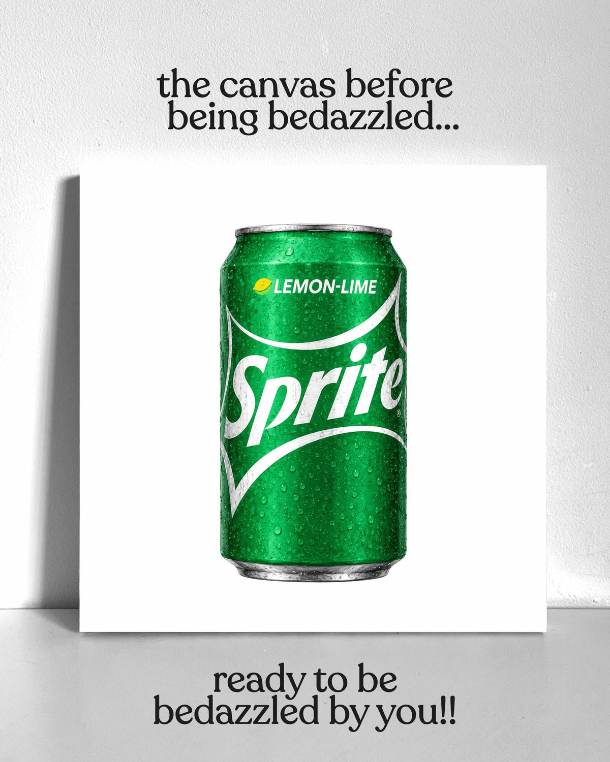 Sprite Bedazzle Canvas Kit