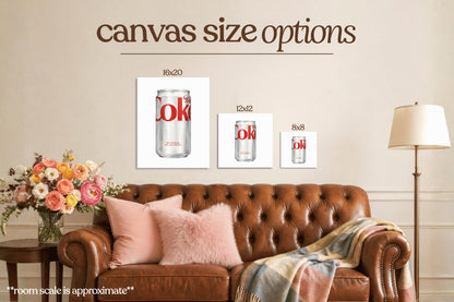 Minimal Diet Cola Bedazzle Canvas Kit