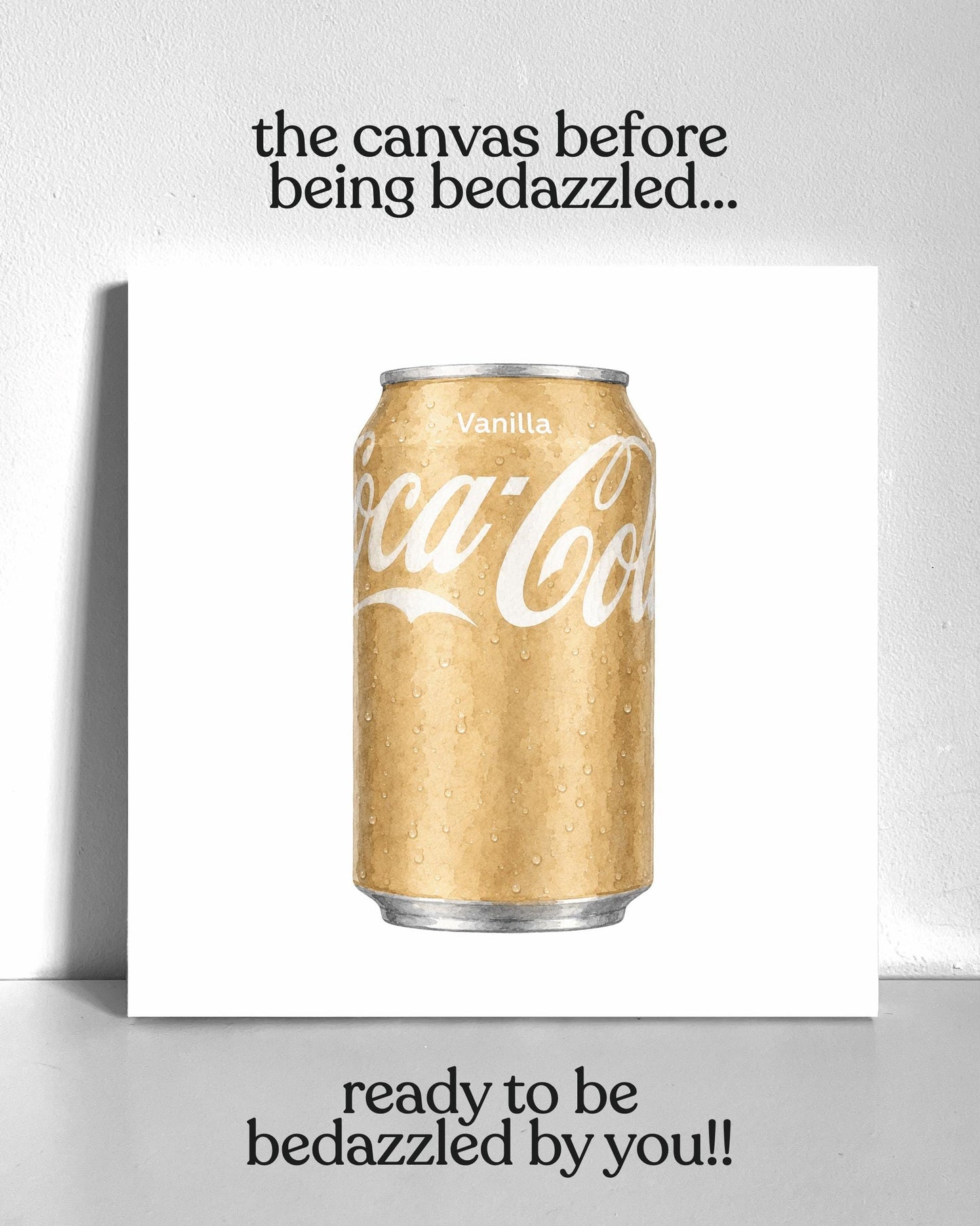 Vanilla Soda Bedazzle Canvas Kit