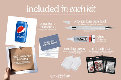 Pop Bedazzle Canvas Kit