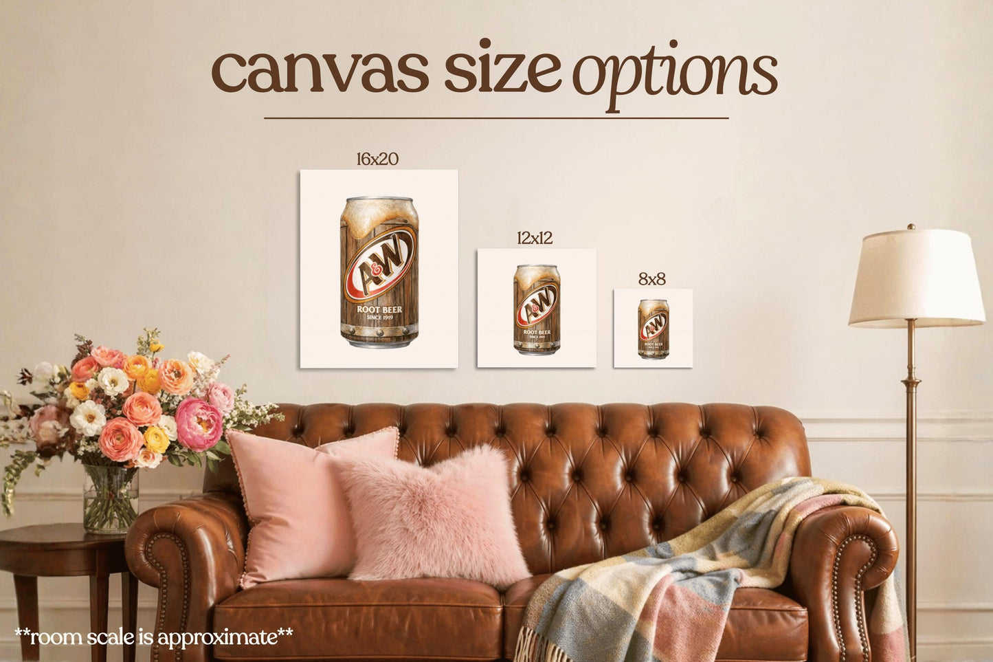A&W Root Beer Bedazzle Canvas Kit