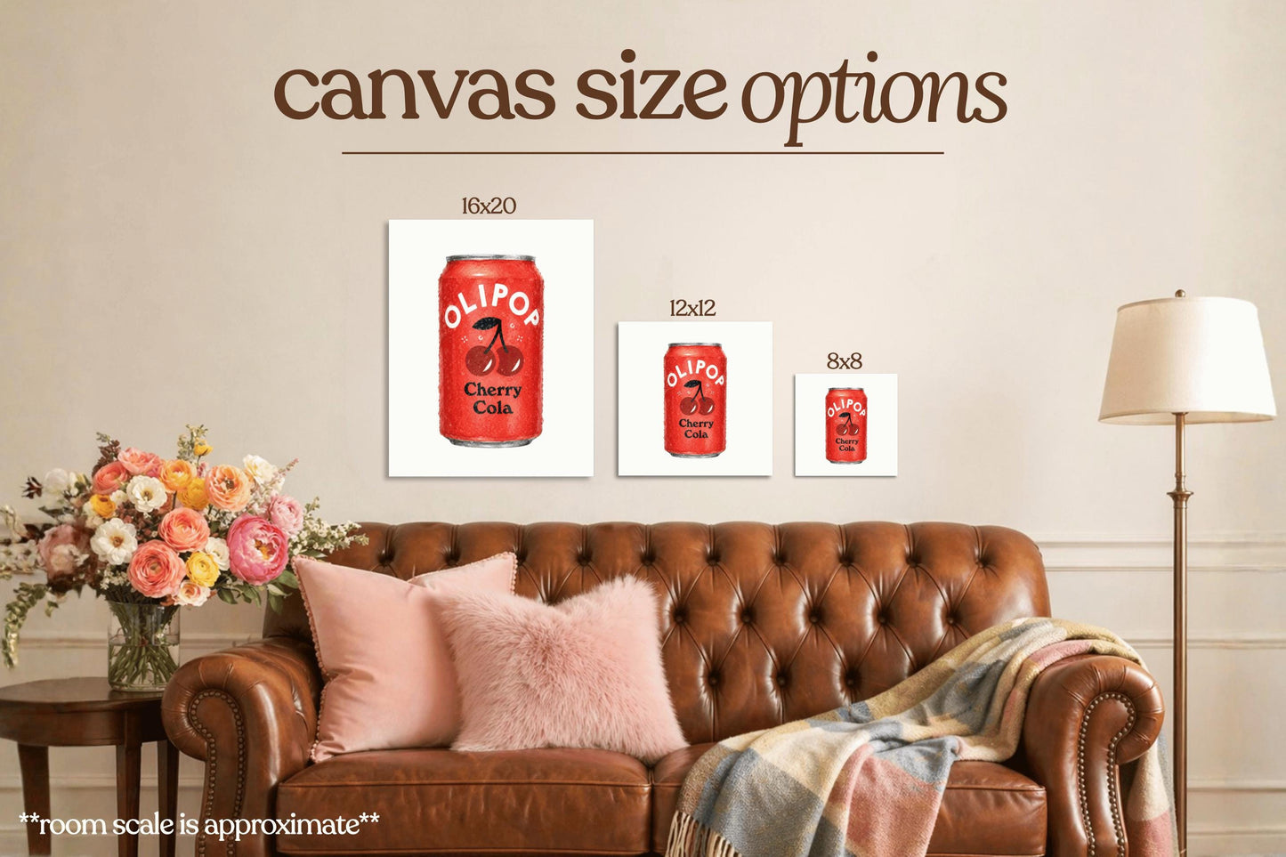Cherry Cola Olipop Bedazzle Canvas Kit