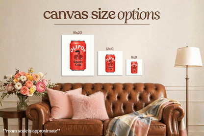 Cherry Cola Olipop Bedazzle Canvas Kit