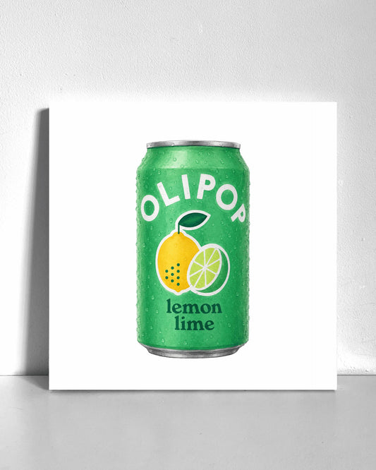Lemon Lime Olipop Bedazzle Canvas Kit