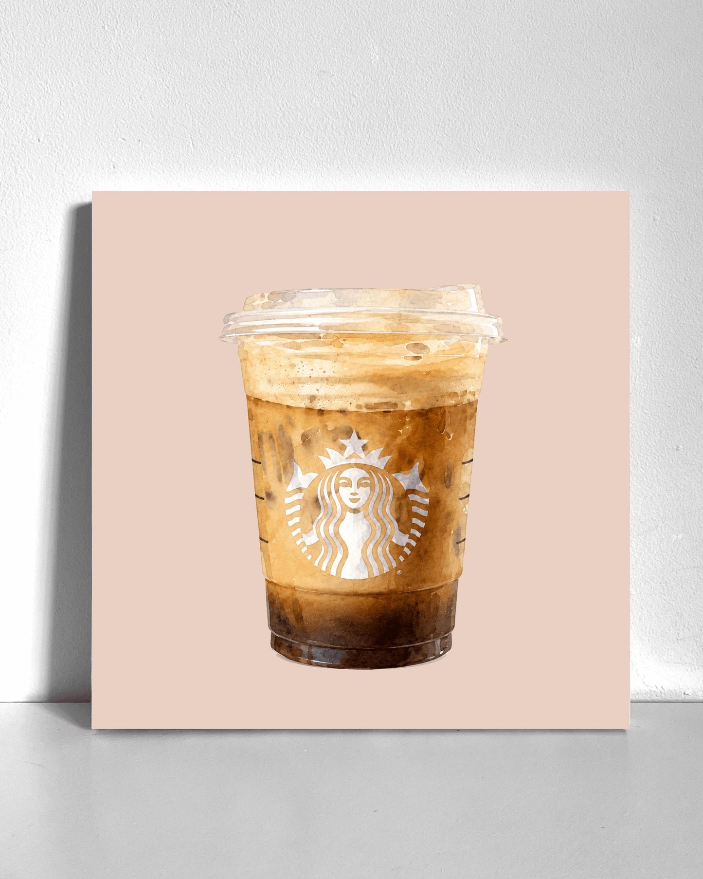 Iced Coffee Bedazzle Canvas Kit