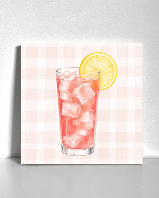 Pink Lemonade Bedazzle Canvas Kit