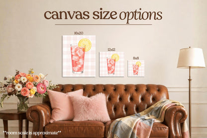 Pink Lemonade Bedazzle Canvas Kit