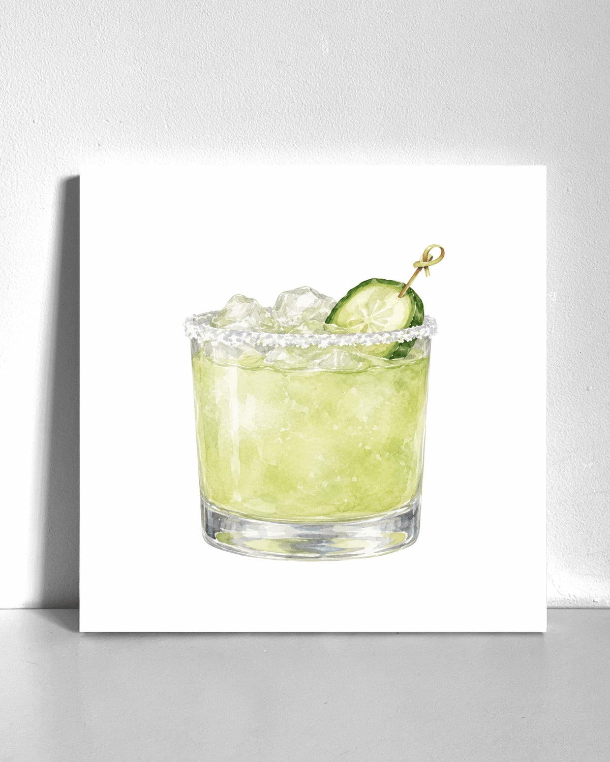 Cucumber Drink Bedazzle Canvas Kit