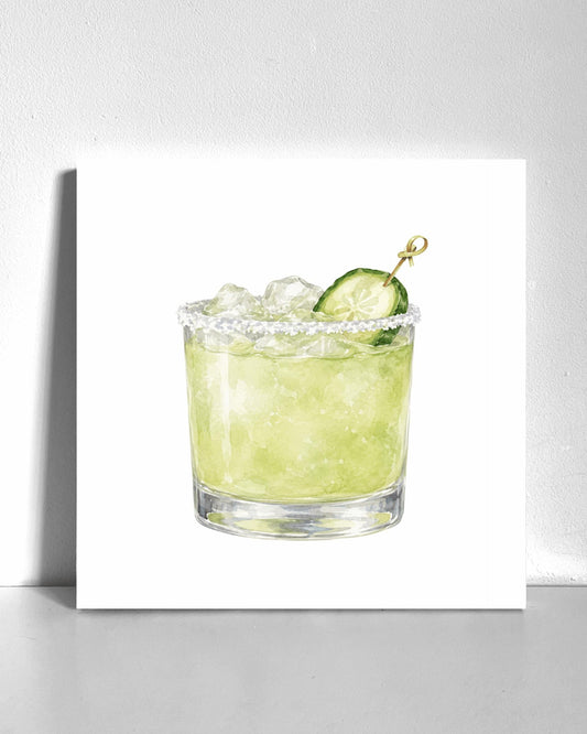 Cucumber Drink Bedazzle Canvas Kit