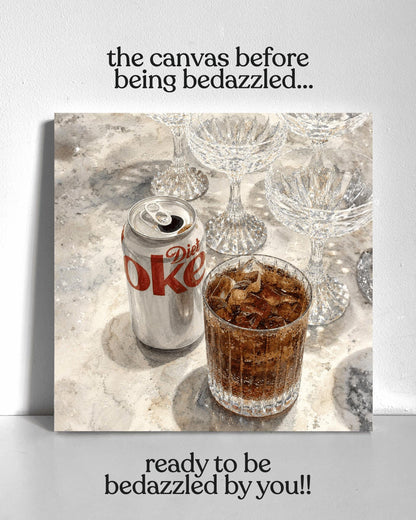 Fancy Soda Photo Bedazzle Canvas Kit