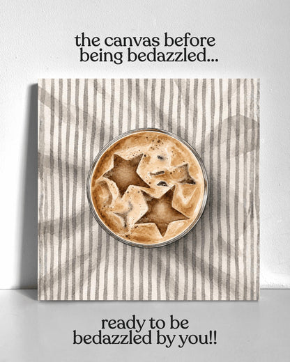 Star Coffee Bedazzle Canvas Kit