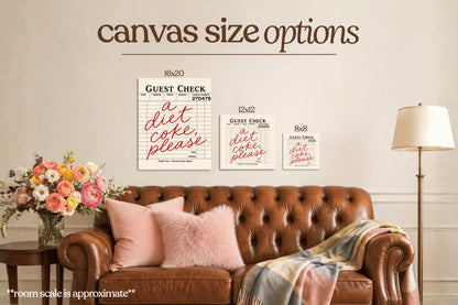 Diet Cola, Please Bedazzle Canvas Kit