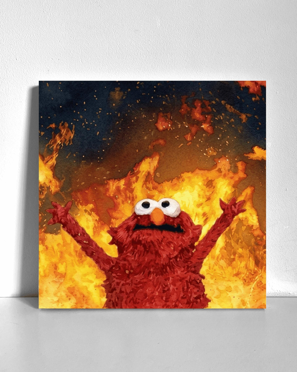 Fire Meme Bedazzle Canvas Kit