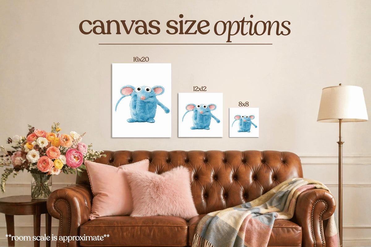 Tutter the Mouse Bedazzle Canvas Kit