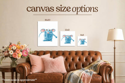 Tutter the Mouse Bedazzle Canvas Kit